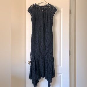 Navy blue Lace Dress.